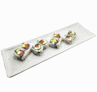 Salmon, avocado & cream cheese Philadelphia Roll